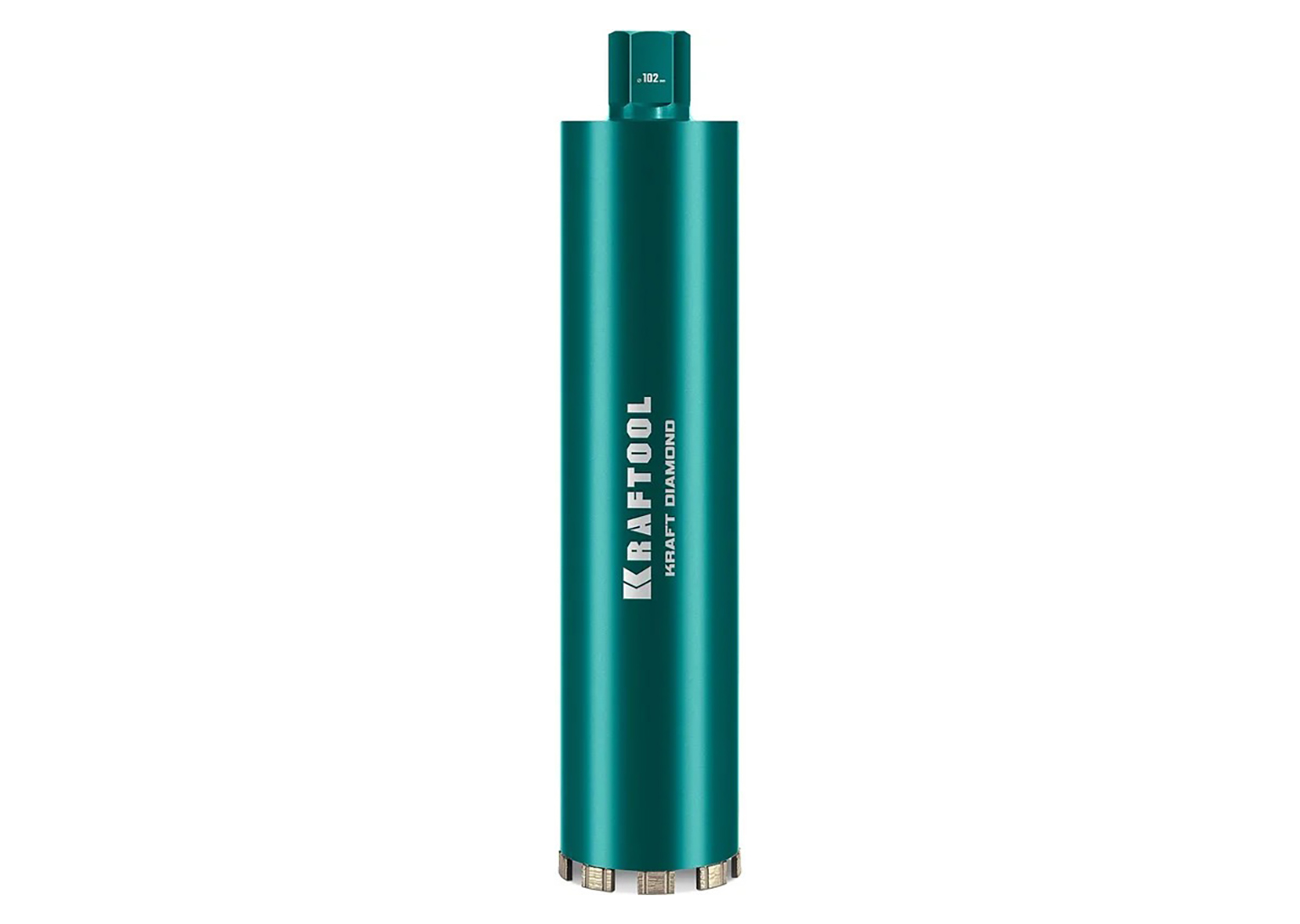 Алмазная коронка по железобетону KRAFTOOL Diamond 102 мм 29825-102