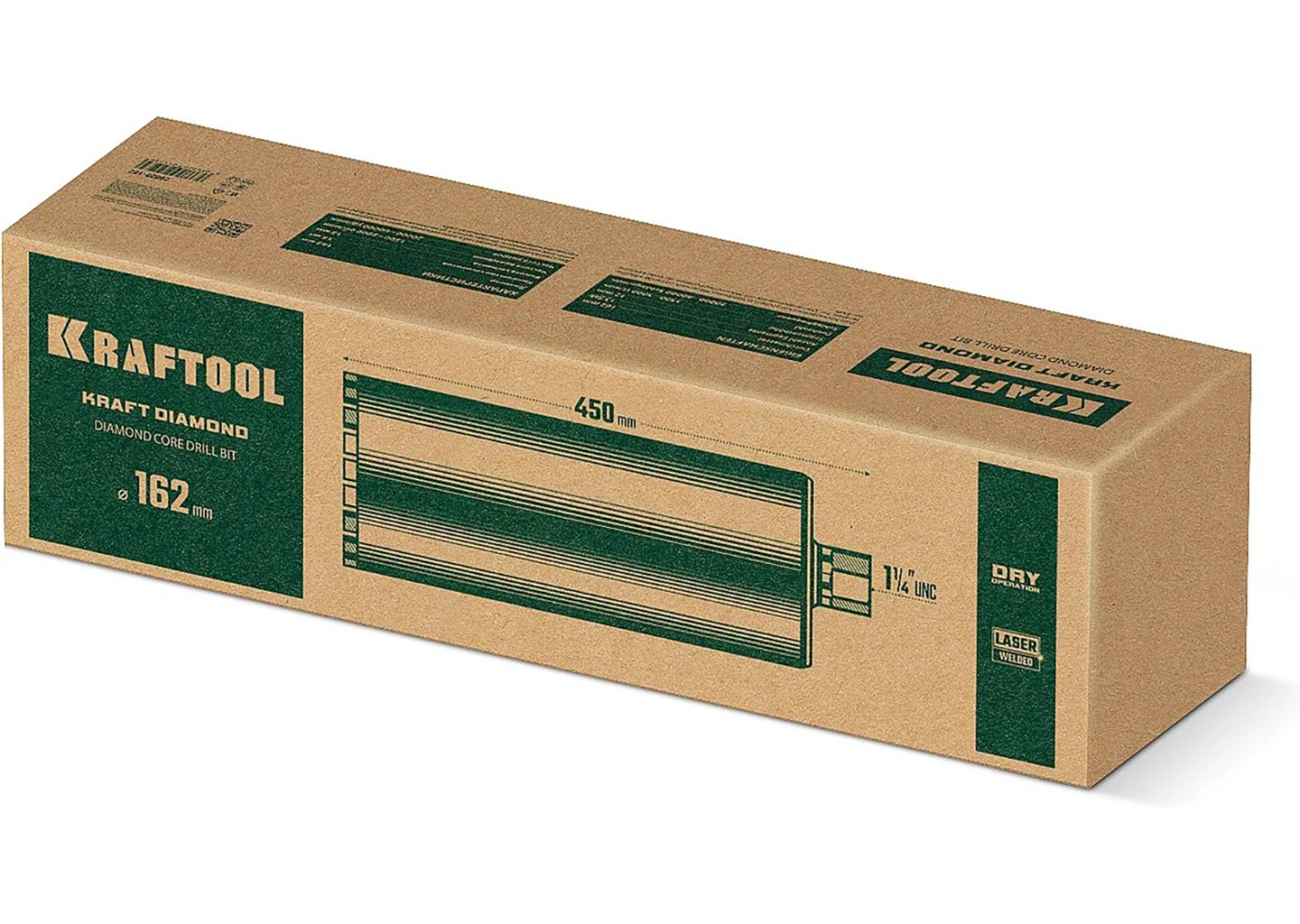 Алмазная коронка KRAFTOOL DIAMOND 29825-162 Алмазная коронка KRAFTOOL DIAMOND 29825-162 — изображение 10