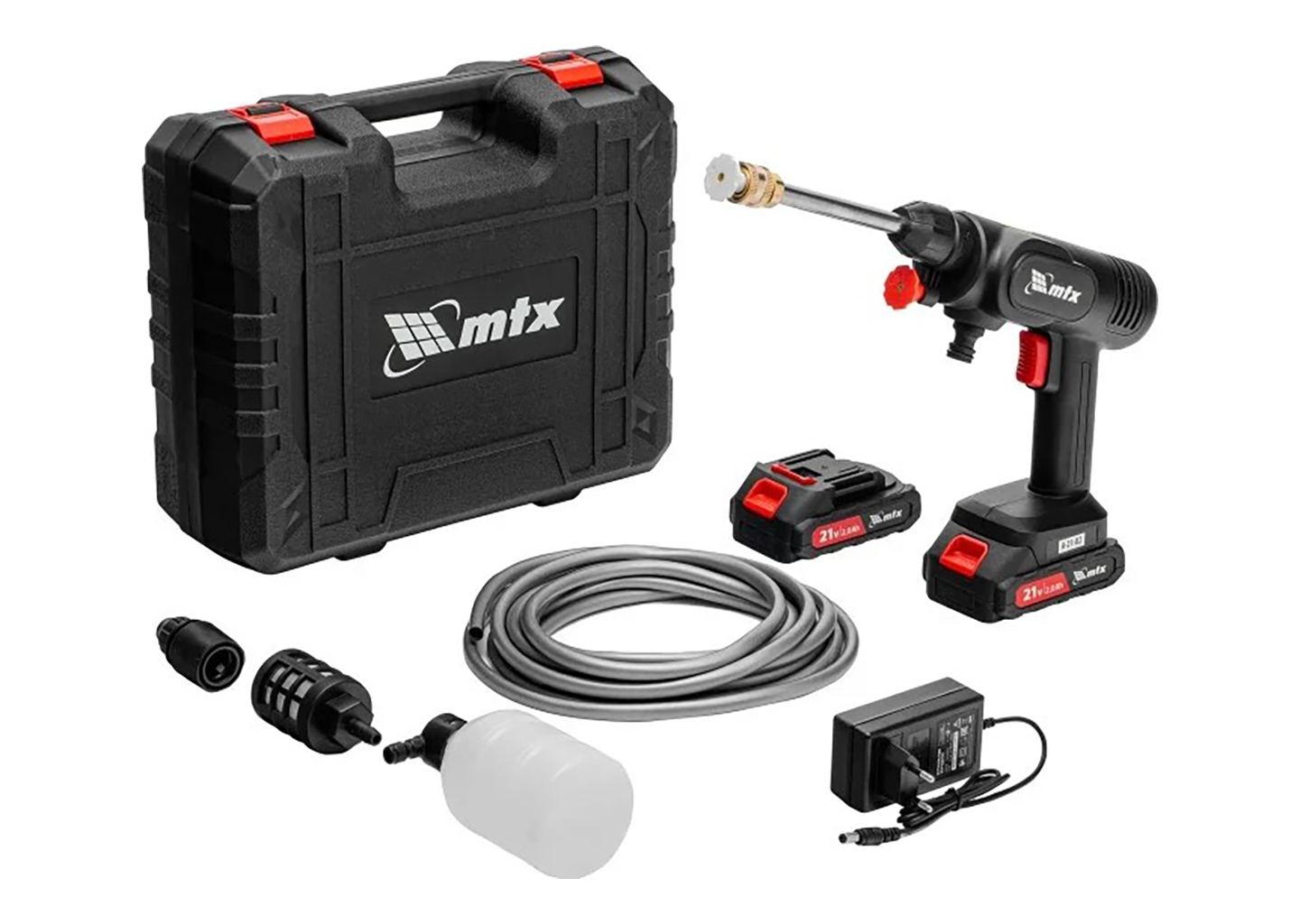 Аккумуляторная мойка высокого давления MTX А-21-02 58211 Аккумуляторная мойка высокого давления MTX А-21-02 58211 — изображение 2