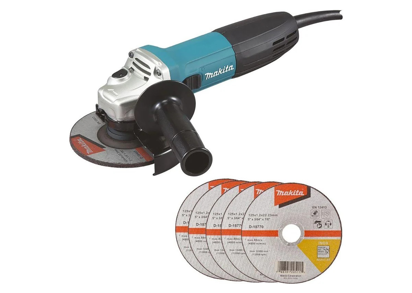 УШМ Makita GA5030RX9 125 мм с плавным пуском
