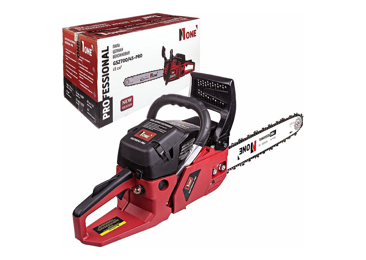 Бензопила NUMBER ONE GS2700/45-PRO 45 см³ шина 16 дюймов Бензопила NUMBER ONE GS2700/45-PRO 45 см³ шина 16 дюймов — изображение 5