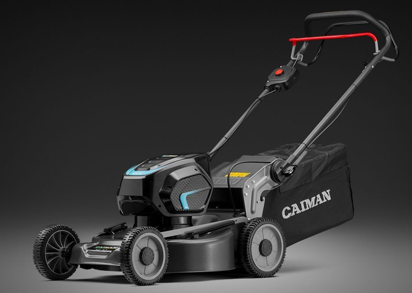 аккумуляторная газонокосилка CAIMAN Nero 52CTi самоходная 120 В со стальным корпусом