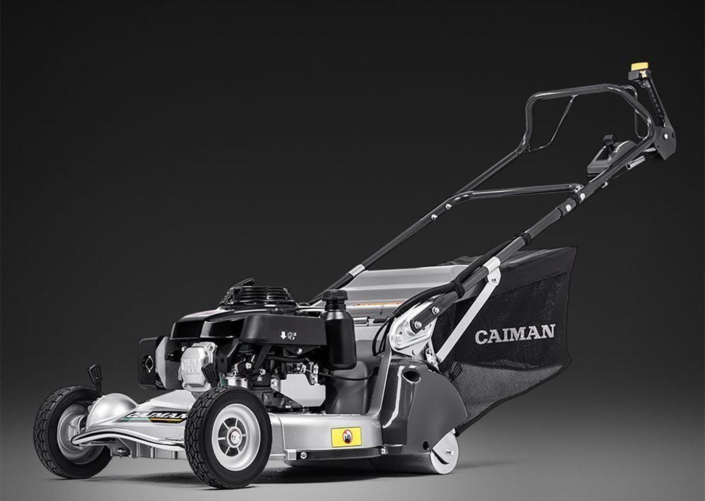 бензиновая газонокосилка CAIMAN Ixo 58KVR-AL BBC с задним роликом