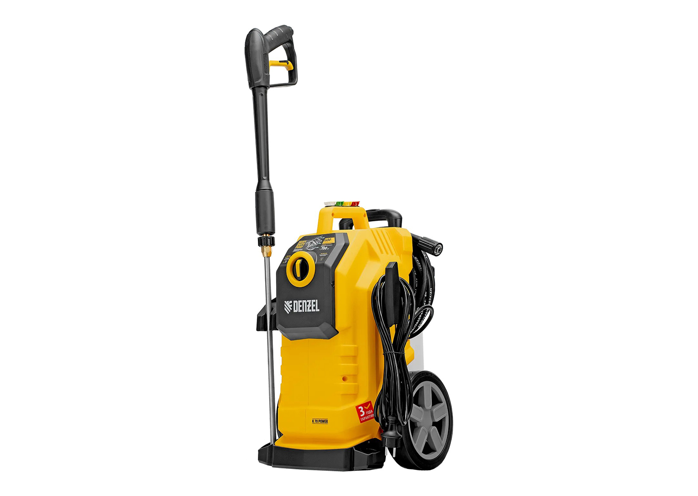 моечная машина высокого давления DENZEL K 70 Power 58272 2500 Вт 180 бар