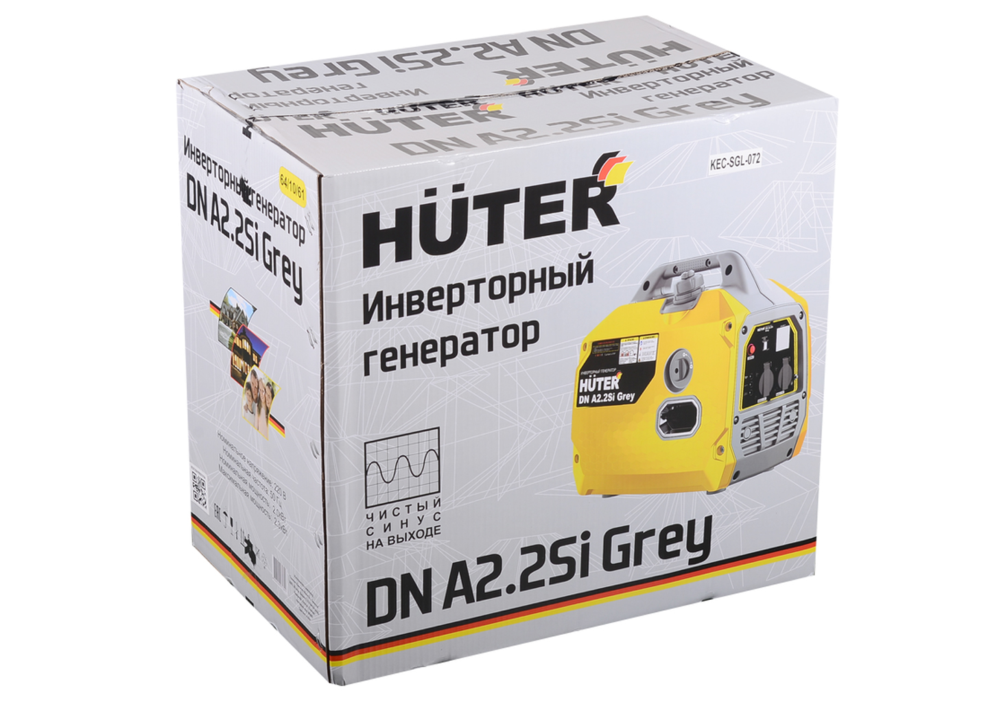 Инверторный генератор Huter DN A2,2SI Grey Инверторный генератор Huter DN A2,2SI Grey — изображение 2