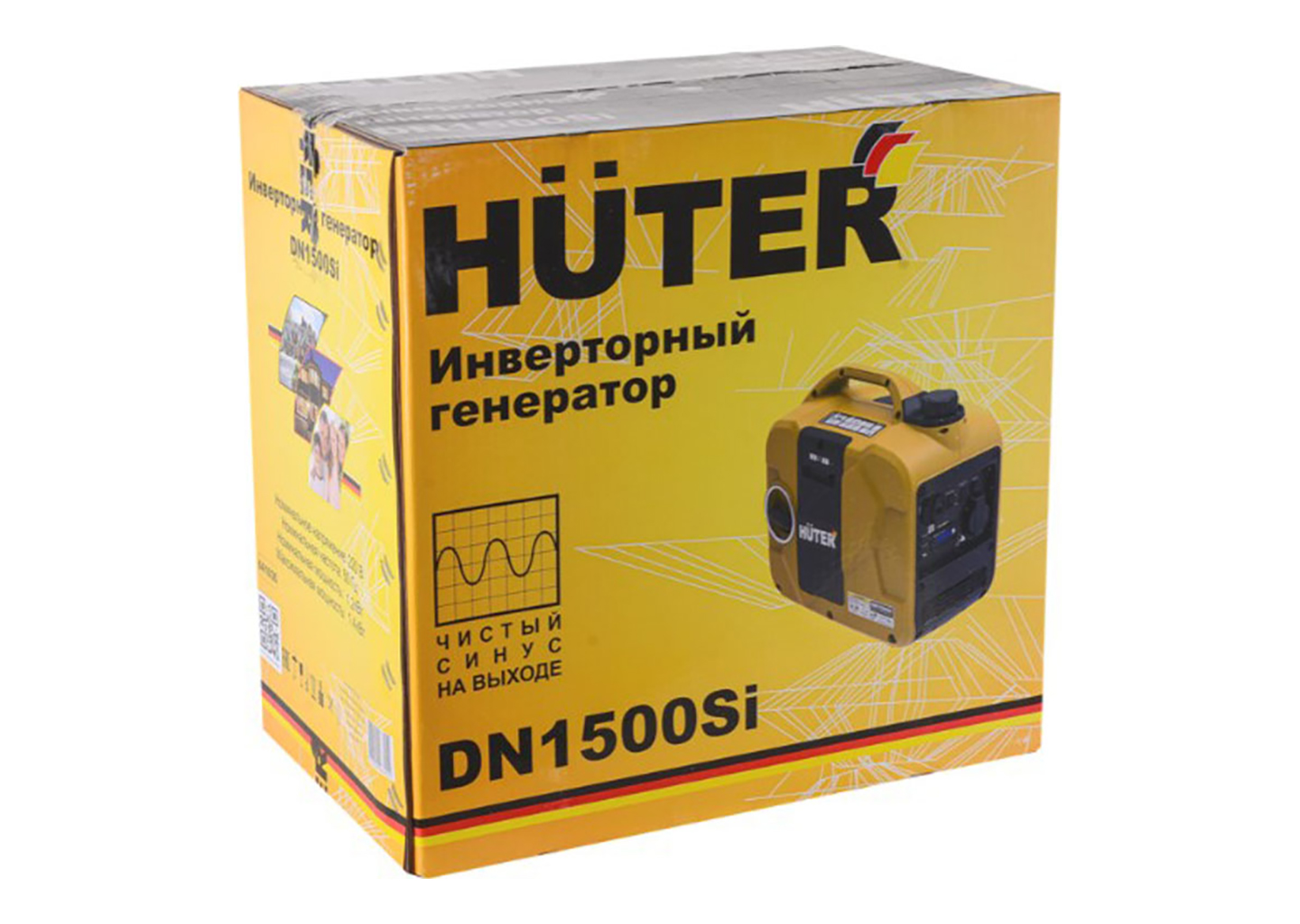 Инверторный генератор Huter DN1500Si Инверторный генератор Huter DN1500Si — изображение 7