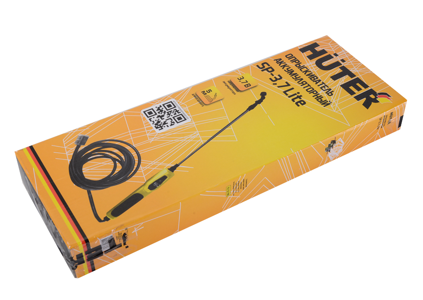 Аккумуляторный опрыскиватель садовый Huter SP-3,7 Lite 3,7 В Li-Ion с USB Type-C зарядкой Аккумуляторный опрыскиватель садовый Huter SP-3,7 Lite 3,7 В Li-Ion с USB Type-C зарядкой — изображение 2
