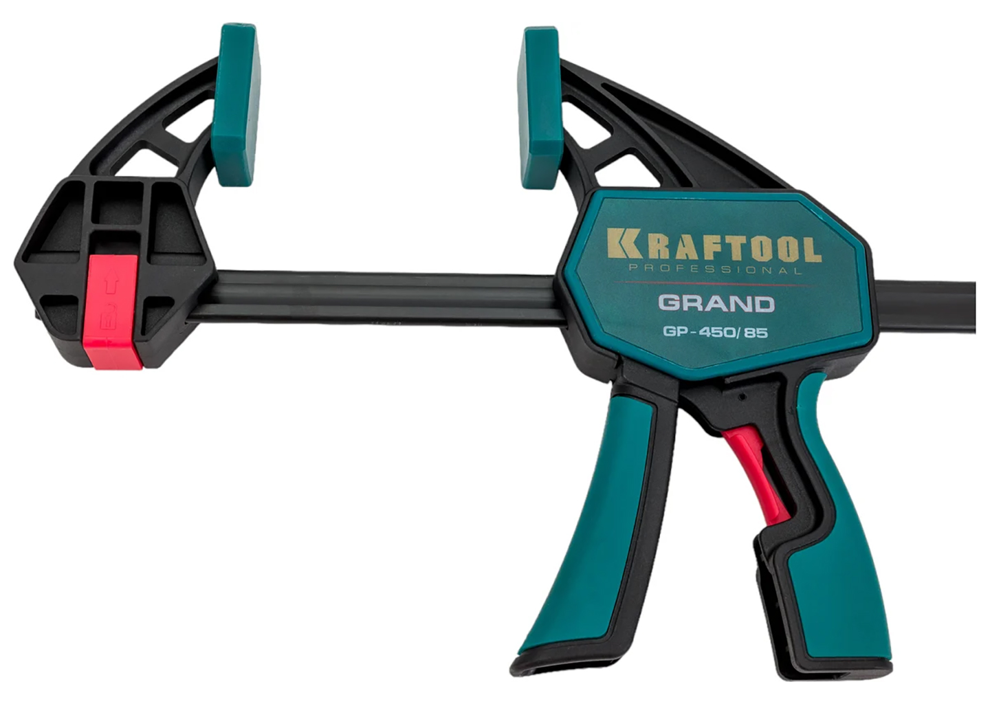 Пистолетная струбцина быстрозажимная KRAFTOOL GP-450/85 32226-45 450 мм усиленная 1400 Н Пистолетная струбцина быстрозажимная KRAFTOOL GP-450/85 32226-45 450 мм усиленная 1400 Н — изображение 3
