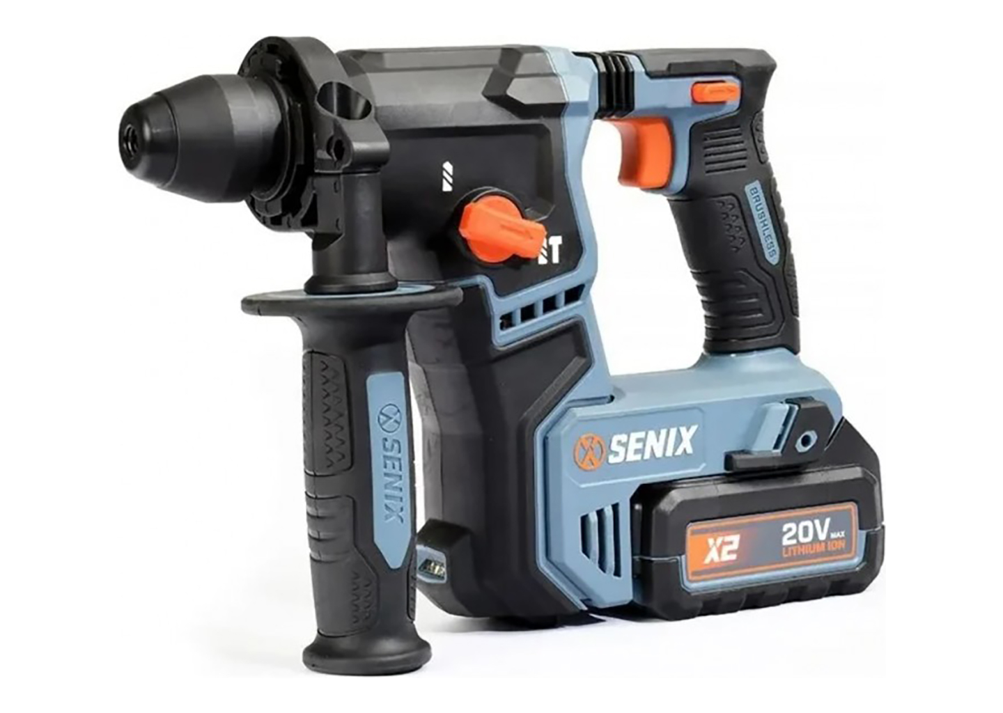 Перфоратор аккумуляторный SENIX PDRX2-M2-EU-0 X2 SDS-plus 20 В без АКБ и ЗУ