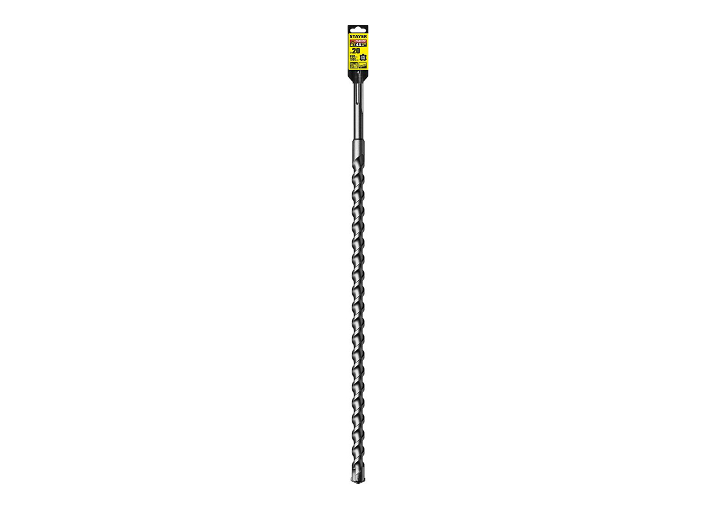 Бур SDS-max STAYER Hercules-4Х 29370-880-20 20×1000 мм по бетону