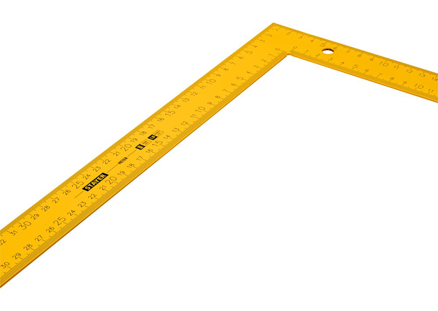 цельнометаллический угольник STAYER Professional 3438-100 1000х370 мм для разметки