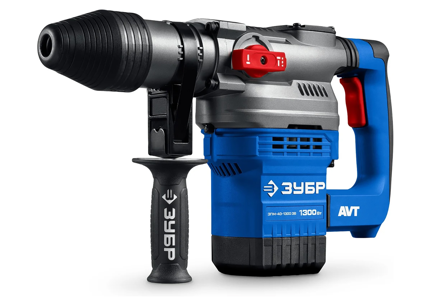 Перфоратор SDS-Max ЗУБР ЗПМ-40-1300 ЭВ 40 мм 1300 Вт с антивибрационной системой Перфоратор SDS-Max ЗУБР ЗПМ-40-1300 ЭВ 1300 Вт 11 Дж