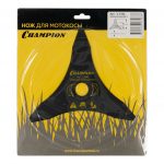 Нож для триммера трехзубчатый CHAMPION C5102 230 мм с посадкой 25,4 мм
