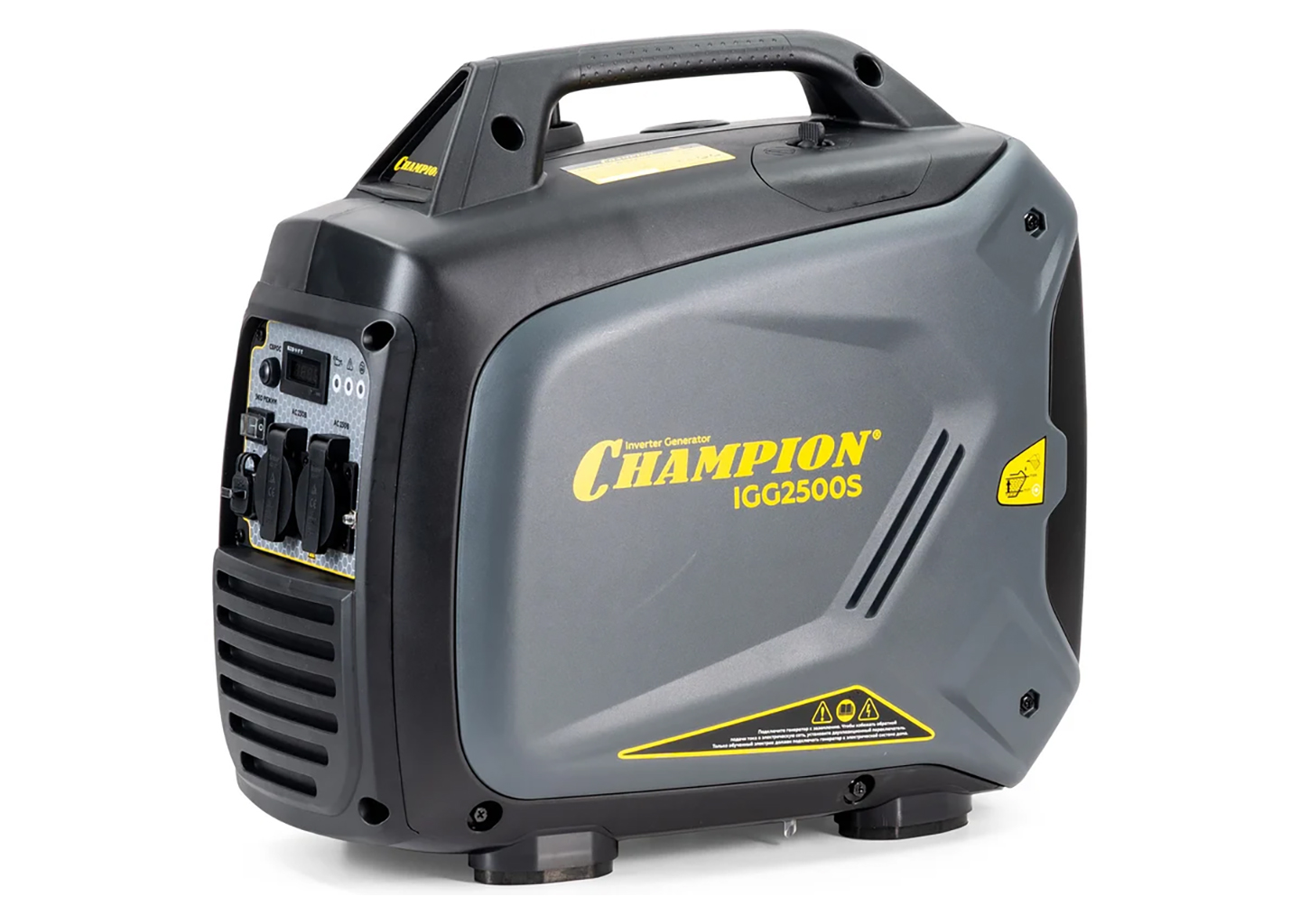 Генератор инверторный электростанция CHAMPION IGG2500S 2,5 кВт бензиновый с шумозащитным кожухом Генератор инверторный электростанция CHAMPION IGG2500S 2,5 кВт бензиновый с шумозащитным кожухом — изображение 15