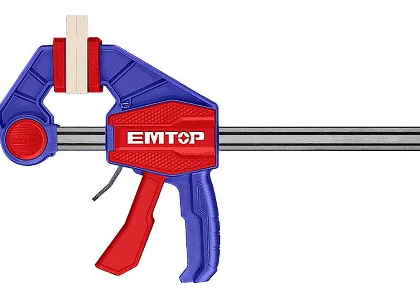 Струбцина быстрозажимная EMTOP ECLPQ6010 63x150 мм рычажная для дерева