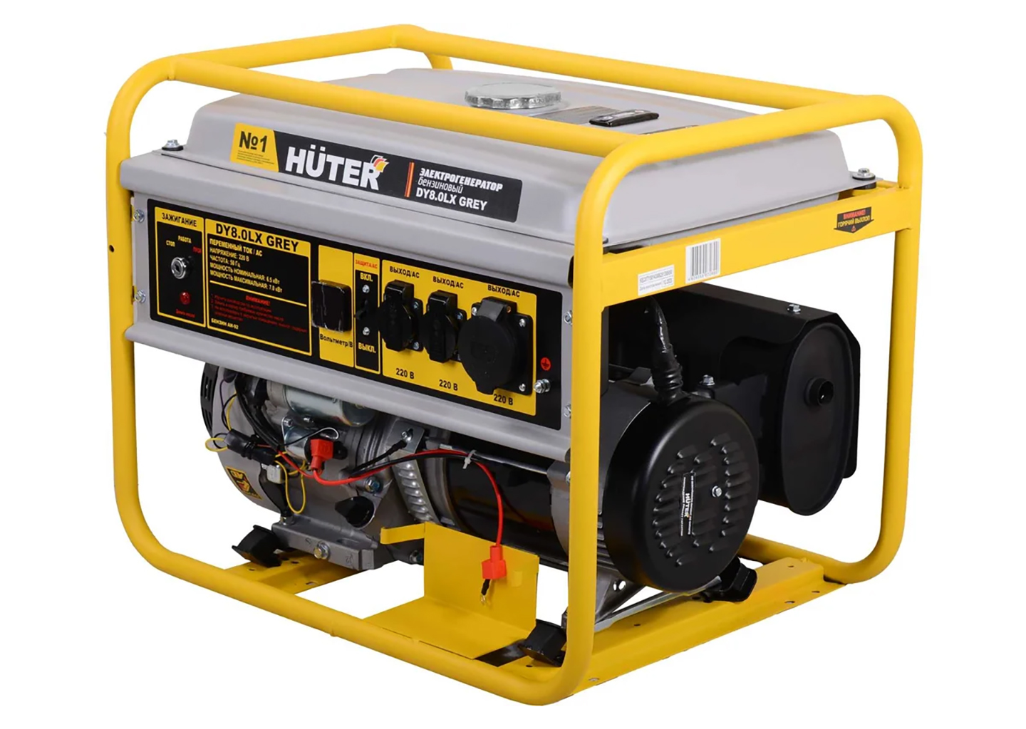 Электрогенератор Huter DY8 Grey 0LX-электростартер Электрогенератор Huter DY8 Grey 0LX-электростартер — изображение 9
