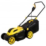 электрическая газонокосилка Huter ELM-2000P 2000 Вт 43 см с травосборником 45 л