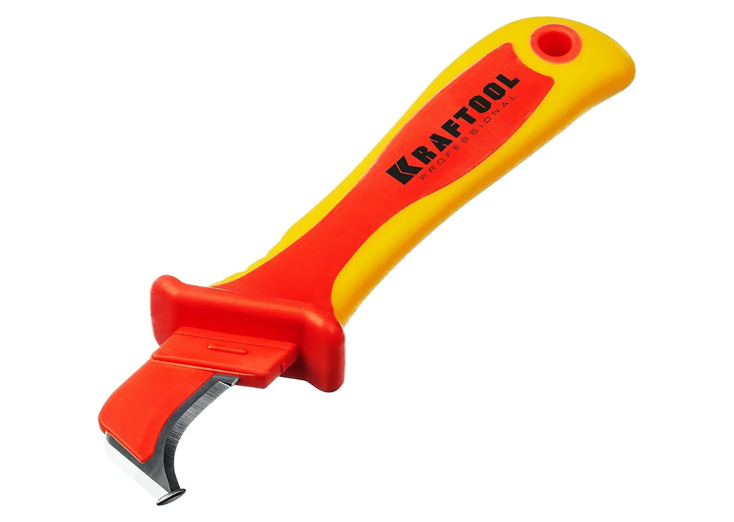 Диэлектрический нож электрика KRAFTOOL KN-7 45400 190 мм VDE 1000 В с пяткой Диэлектрический нож электрика KRAFTOOL KN-7 45400 190 мм VDE 1000 В с пяткой — изображение 7
