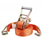 Ремень для крепления груза STAYER Professional 6 м × 35 мм с храповым механизмом и крюками
