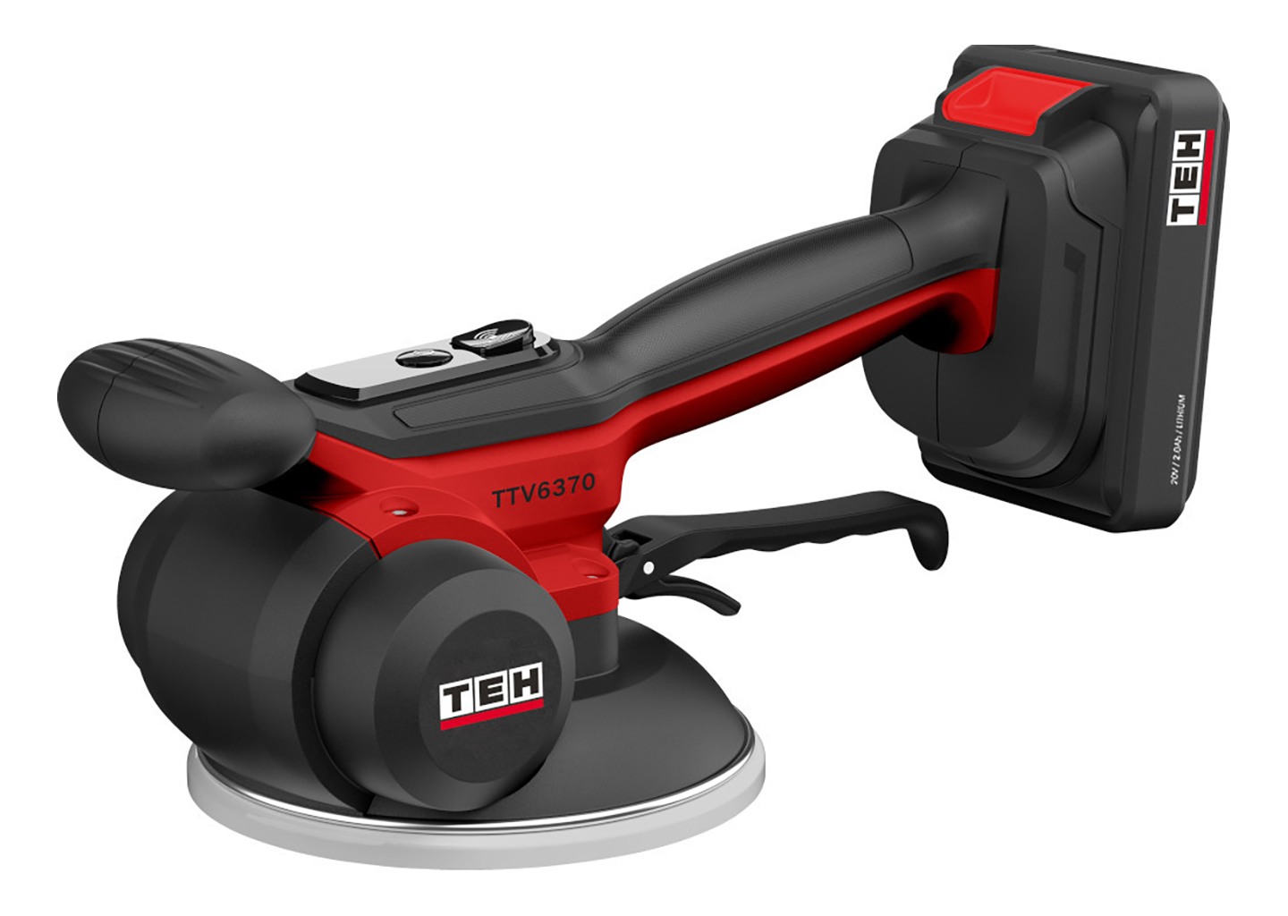 Виброприсоска для укладки плитки аккумуляторная TEH TTV6370 20V с кейсом
