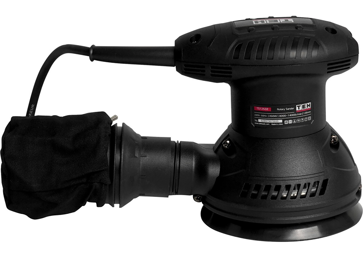 Эксцентриковая шлифмашина ОШМ TEH TS12532 125 мм 350 Вт с регулировкой оборотов Эксцентриковая шлифмашина ОШМ TEH TS12532 125 мм 350 Вт с регулировкой оборотов — изображение 5