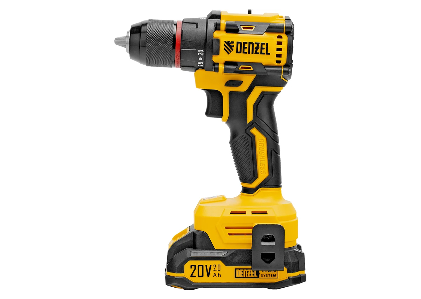 Дрель-шуруповерт аккумуляторная бесщеточная DENZEL CDH-BL-20 13 мм 20 В 50 Н·м Дрель-шуруповерт аккумуляторная бесщеточная DENZEL CDH-BL-20 13 мм 20 В 50 Н·м — изображение 14