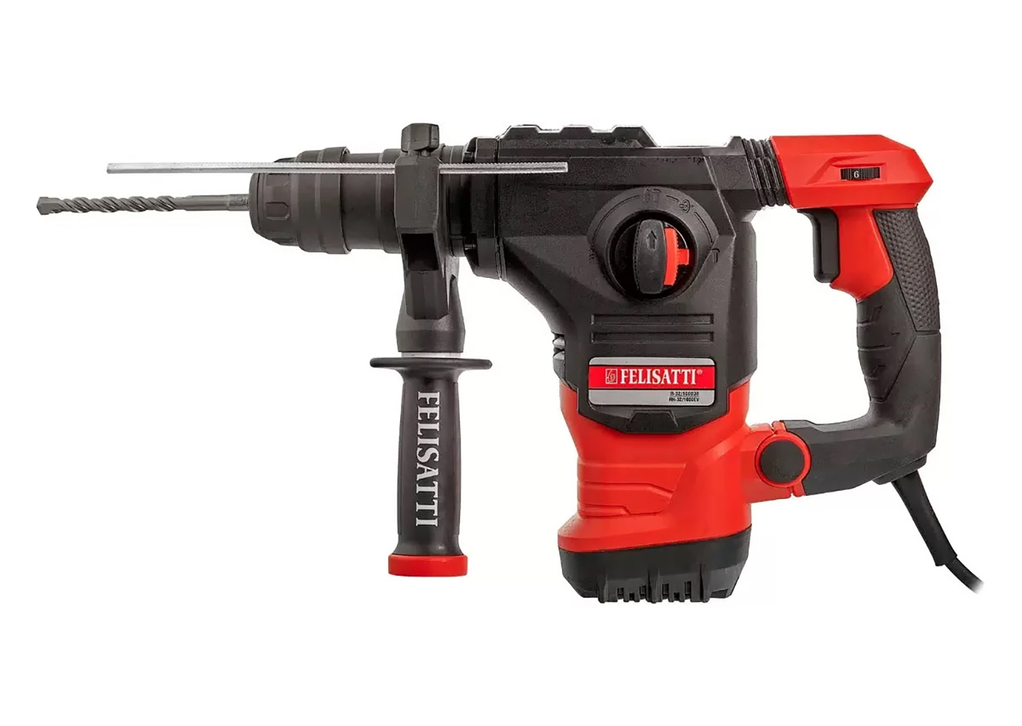 Перфоратор электрический FELISATTI FT7008 32 мм 1500 Вт SDS-Plus 6 Дж Перфоратор электрический FELISATTI FT7008 32 мм 1500 Вт SDS-Plus 6 Дж — изображение 6