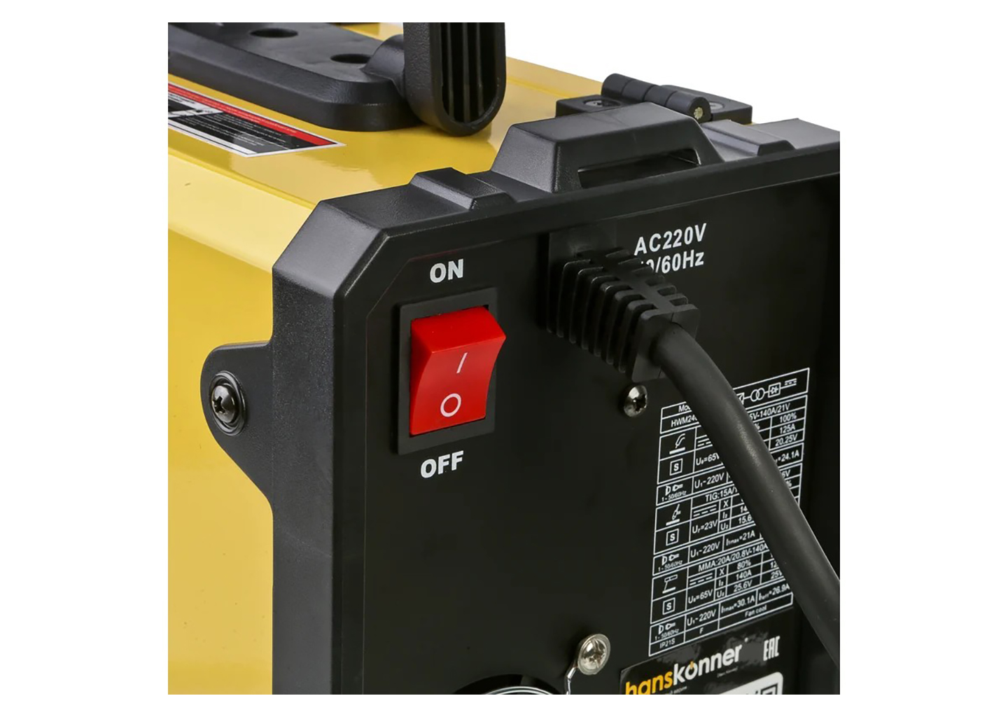 Сварочный полуавтомат инвертор Hanskonner HWM240T 140 А 220 В MIG/MMA/Lift TIG с синергией Сварочный полуавтомат инвертор Hanskonner HWM240T 140 А 220 В MIG/MMA/Lift TIG с синергией — изображение 12