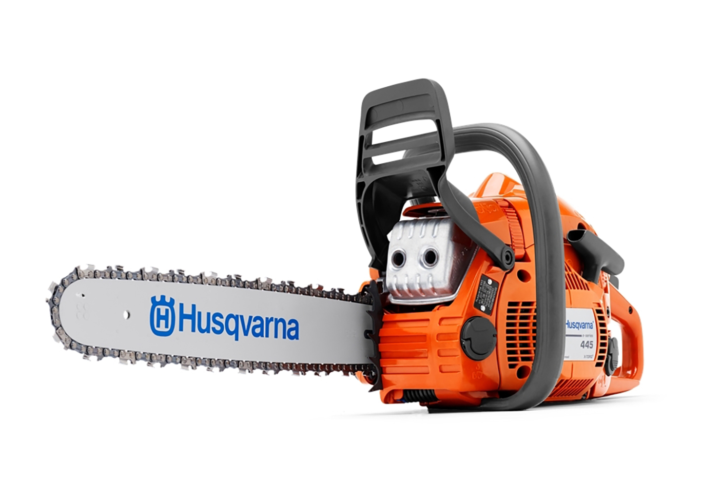 Бензопила Husqvarna 445e II 2,1 кВт с шиной X-Force 15 дюймов и цепью X-Cut SP33G