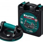 Вакуумная присоска с манометром KRAFTOOL SPG-200 130 кг 200 мм 33256-20