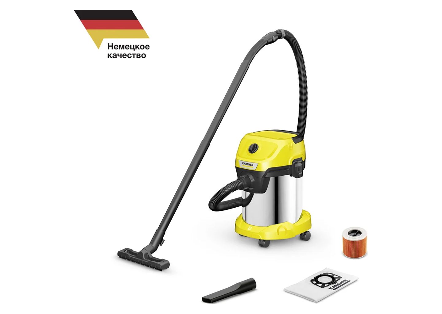 Karcher WD 3 S V-17/4/20 1.628-135.0 хозяйственный пылесос 17 л