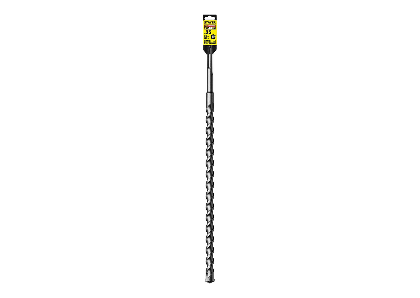 Бур SDS-max 25 x 610/720 мм STAYER Hercules-4Х Professional 29370-610-25