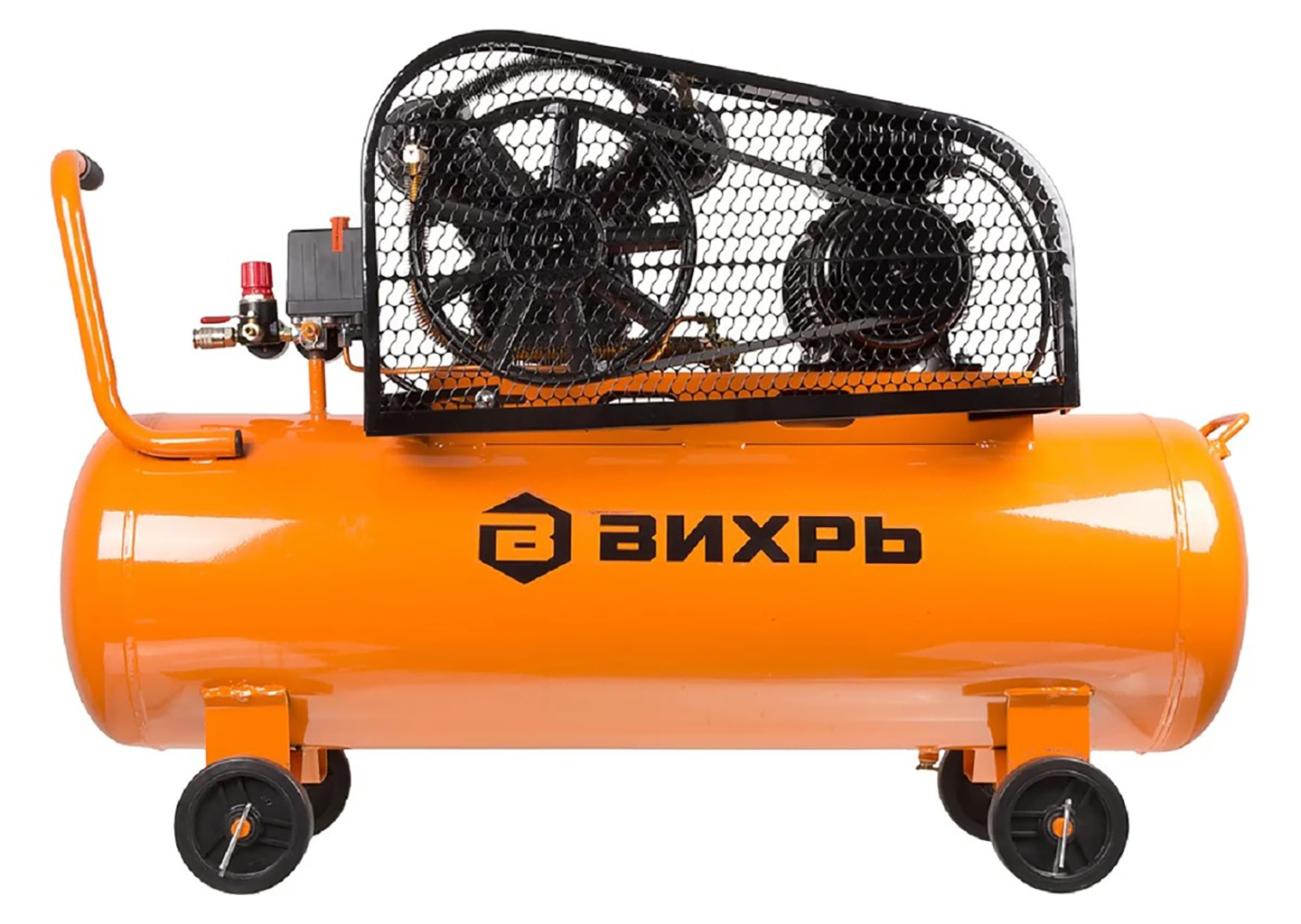 Компрессор воздушный поршневой Вихрь КМП-400/100P 100 л 2,5 кВт ременной Компрессор воздушный поршневой Вихрь КМП-400/100P 100 л 2,5 кВт ременной — изображение 5