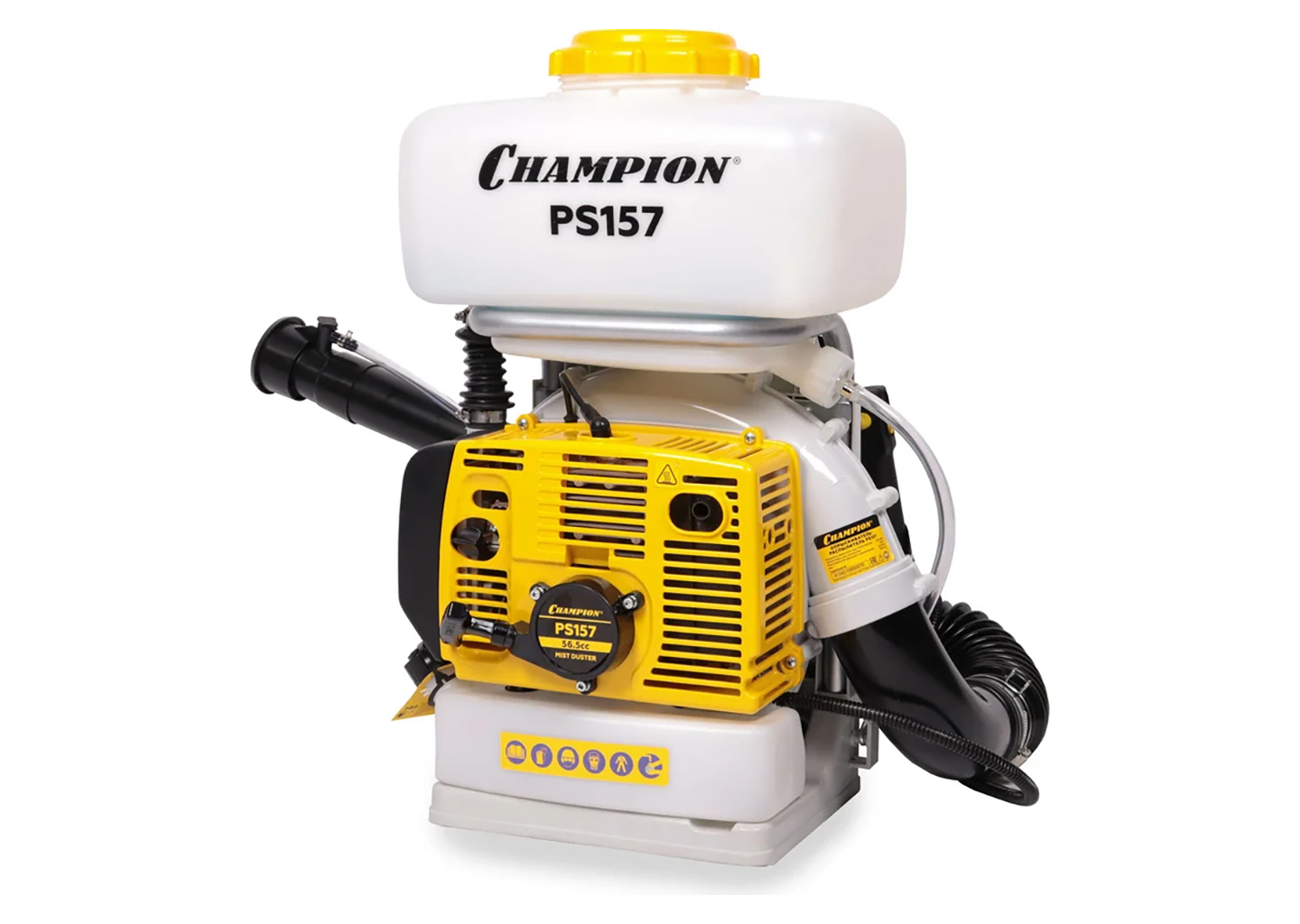 Опрыскиватель-распылитель CHAMPION PS157, 14 л, 2,6 кВт, для жидкостей и гранул Опрыскиватель-распылитель CHAMPION PS157, 14 л, 2,6 кВт, для жидкостей и гранул — изображение 10