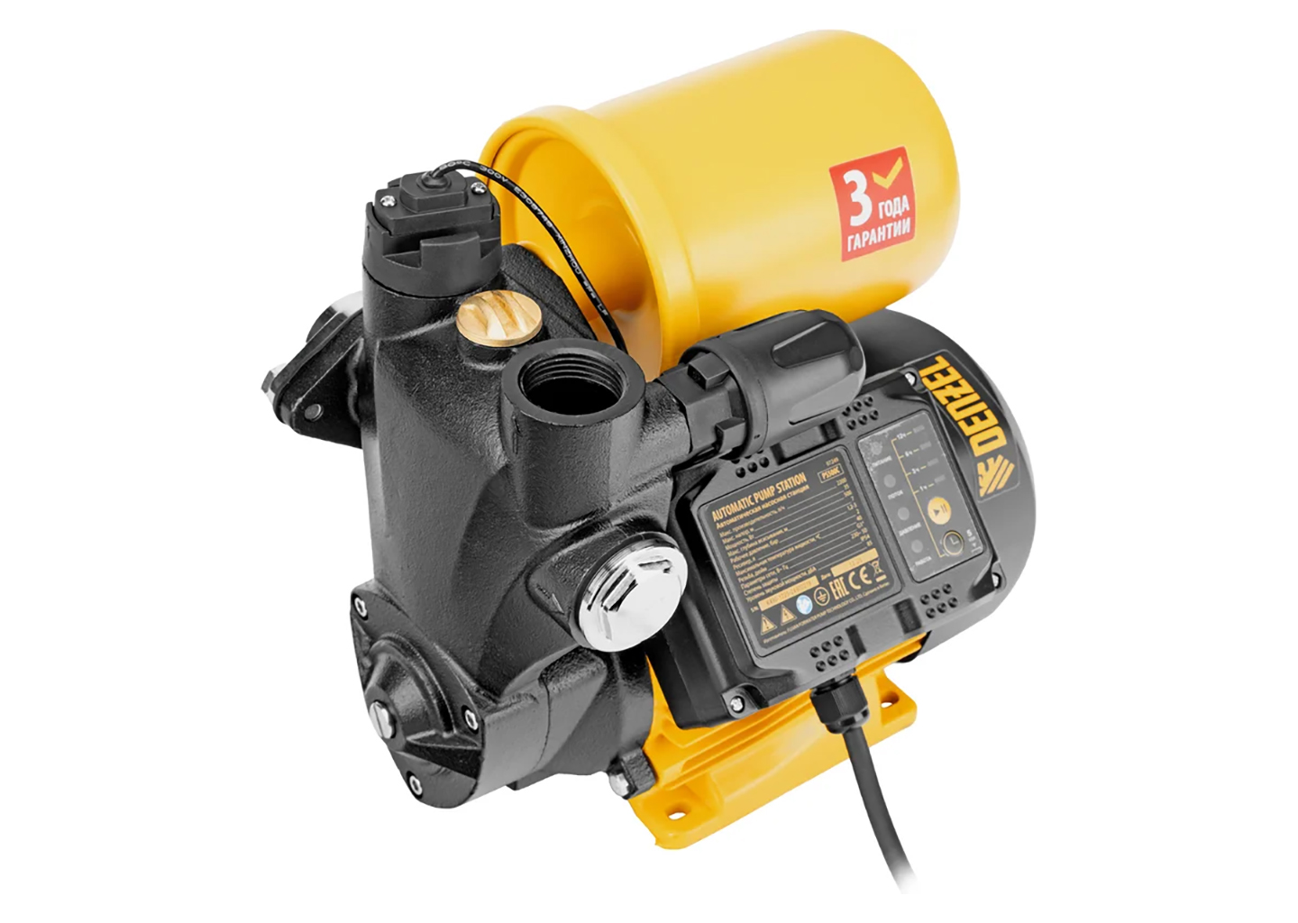 Насосная станция Denzel PS500C 97249, 500 Вт, 2200 л/ч, напор 35 м, ресивер 2 л, блок управления Насосная станция Denzel PS500C 97249, 500 Вт, 2200 л/ч, напор 35 м, ресивер 2 л, блок управления — изображение 15
