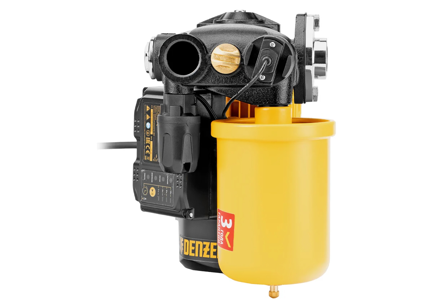 Насосная станция Denzel PS500C 97249, 500 Вт, 2200 л/ч, напор 35 м, ресивер 2 л, блок управления Насосная станция Denzel PS500C 97249, 500 Вт, 2200 л/ч, напор 35 м, ресивер 2 л, блок управления — изображение 16