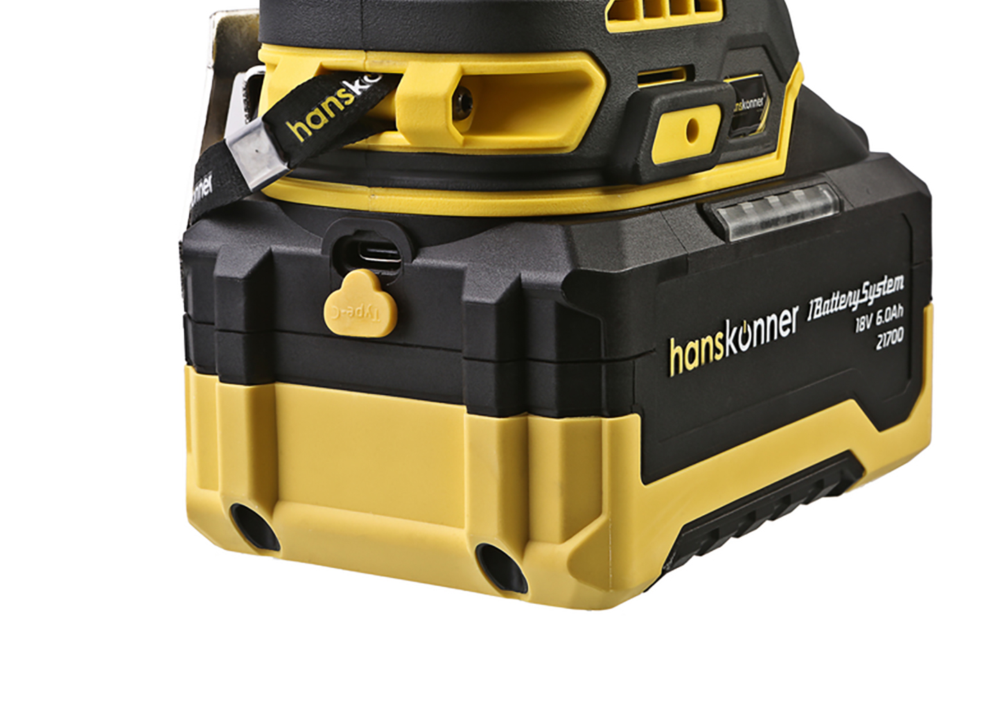 Аккумуляторная ударная дрель-шуруповерт Hanskonner HCD2440R 18 В, 130 Нм, 1×6 Ач, Brushless, TurboMode/ImpulseMode Аккумуляторная ударная дрель-шуруповерт Hanskonner HCD2440R 18 В, 130 Нм, 1×6 Ач, Brushless, TurboMode/ImpulseMode — изображение 6