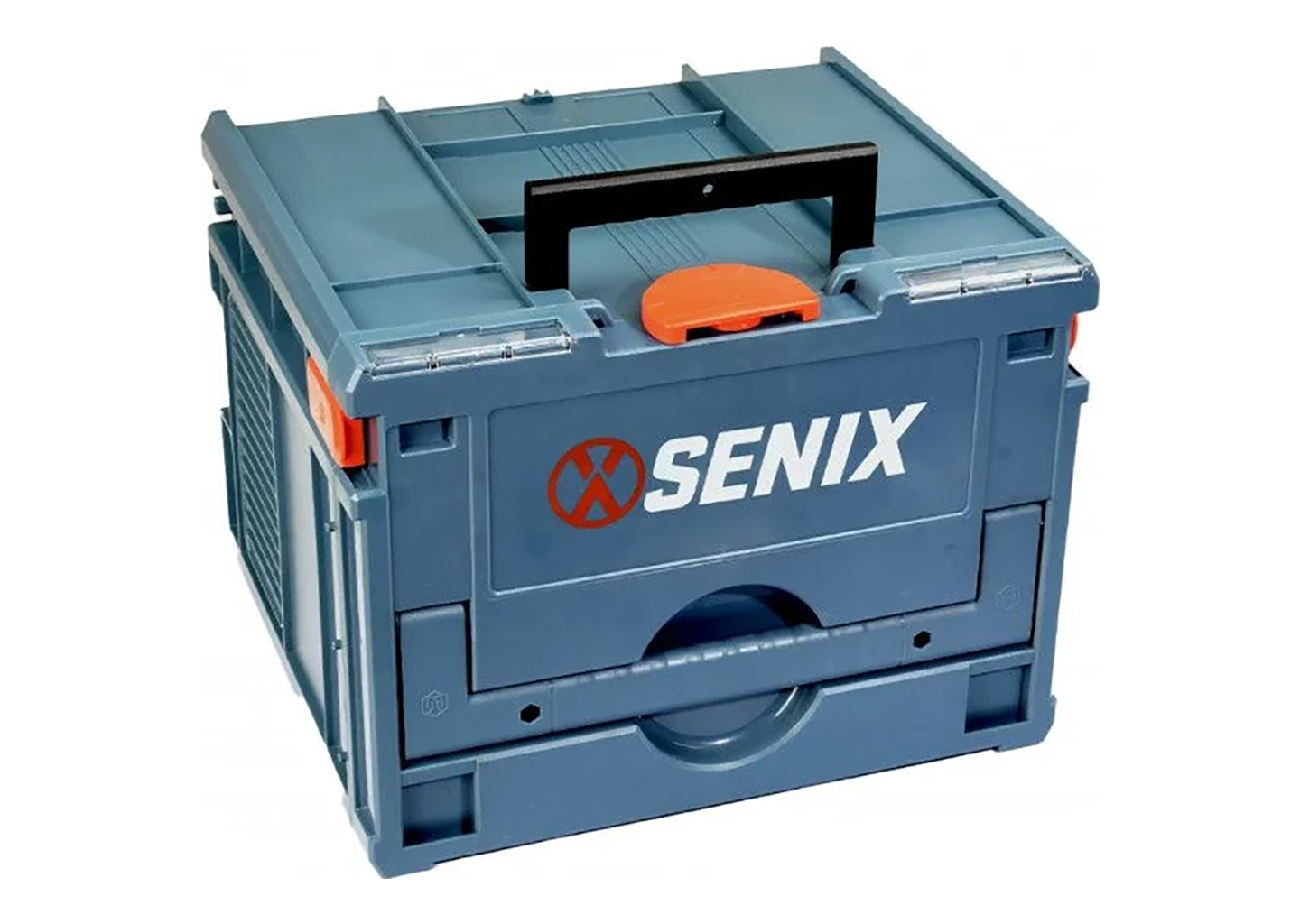 Ящик для инструментов кейс SENIX Z082007 XSTACK XL 38 л ударопрочный модульный Ящик для инструментов SENIX XSTACK XL Z082007 38 л