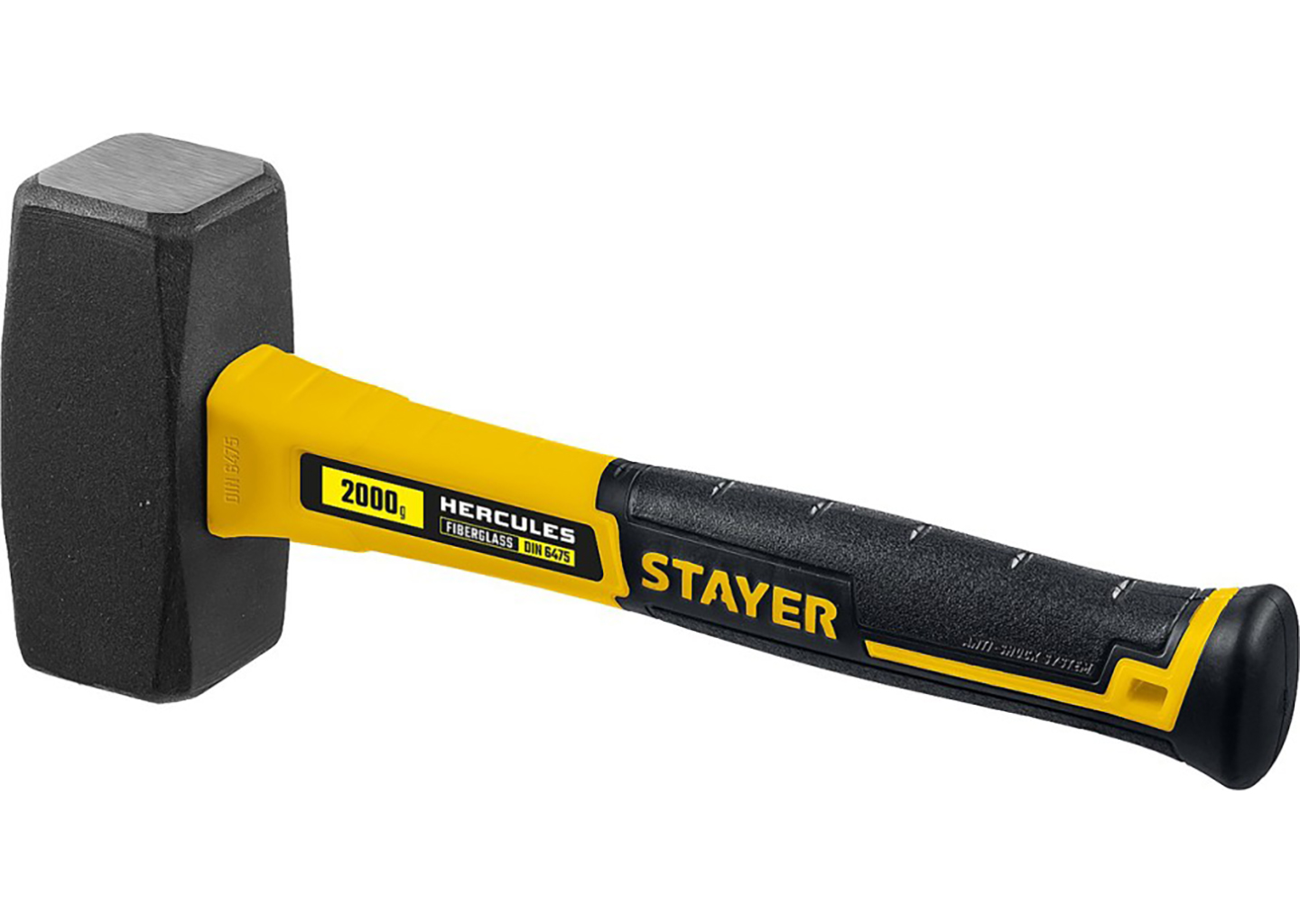 Кувалда STAYER Hercules Professional 20052-20, 2 кг, с фиберглассовой рукояткой Кувалда STAYER Hercules Professional 20052-20, 2 кг, с фиберглассовой рукояткой — изображение 2