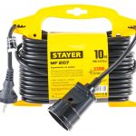 Удлинитель на рамке STAYER MASTER MF 207 10 м 2200 Вт 55014-10_z01