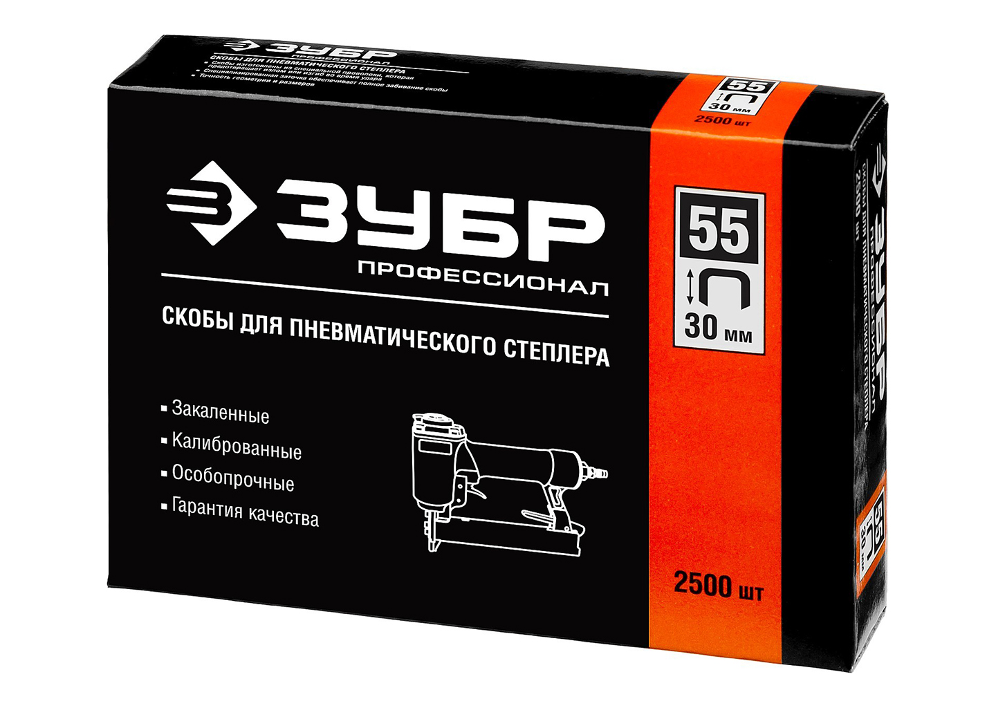 Скобы для степлера ЗУБР Профессионал тип 55 (C), 30 мм, 18GA, 2500 шт. 31855-30 Скобы для степлера ЗУБР Профессионал тип 55 (C), 30 мм, 18GA, 2500 шт. 31855-30 — изображение 6
