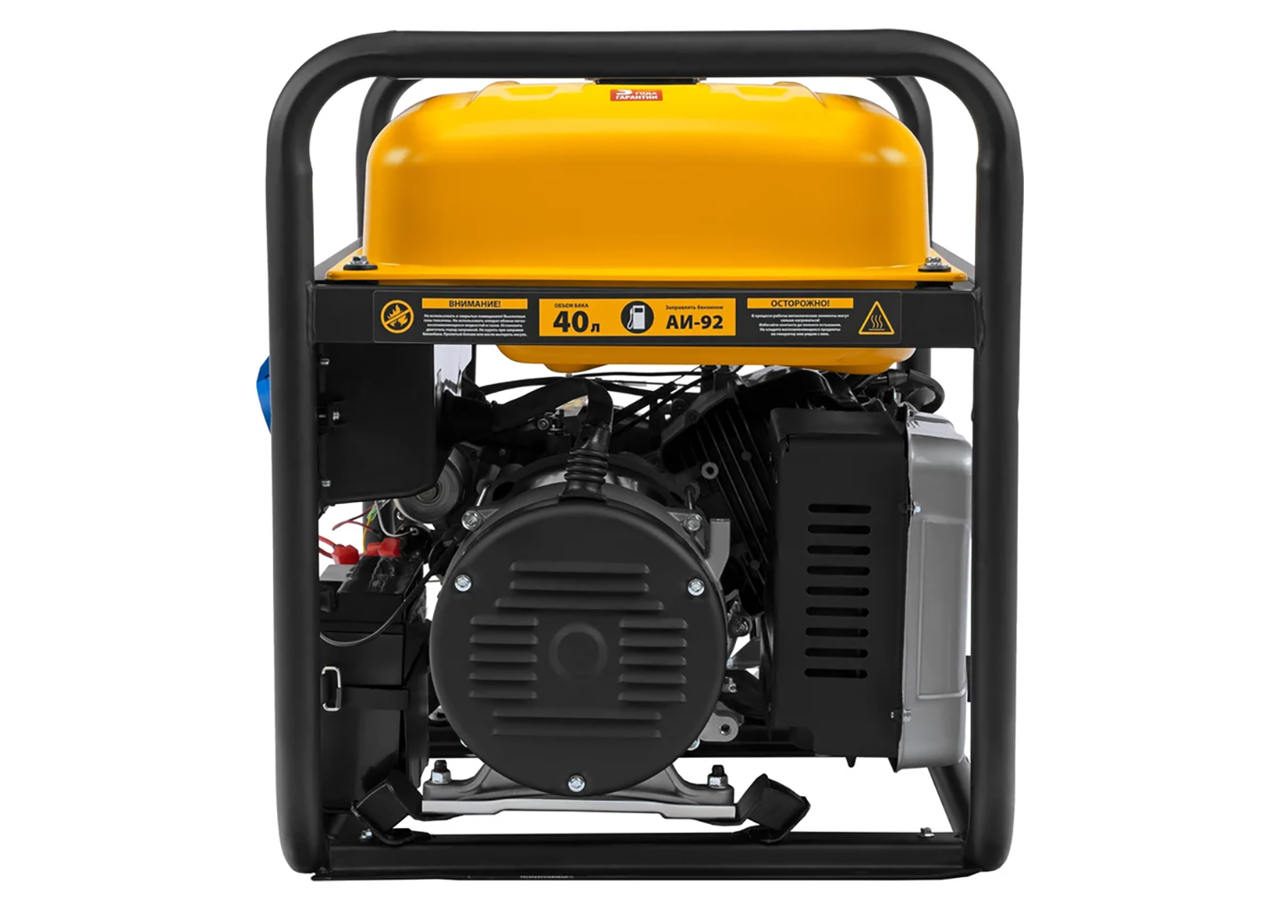 Генератор бензиновый Denzel PS-95EA-PRO, 9,5 кВт, 230 В, 40 л, электростарт, разъём ATS Генератор бензиновый Denzel PS-95EA-PRO, 9,5 кВт, 230 В, 40 л, электростарт, разъём ATS — изображение 9